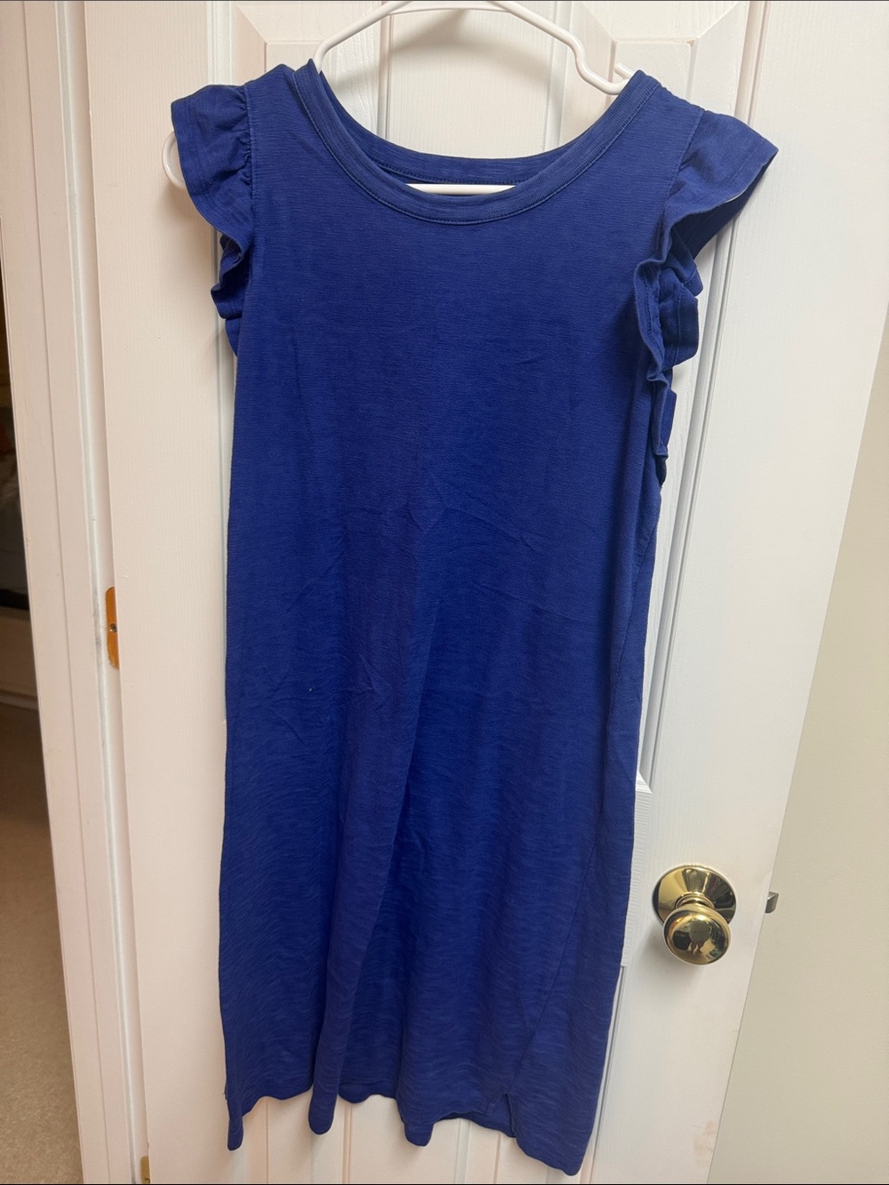Universal Thread Blue Ruffle Sleeve Casual Dress